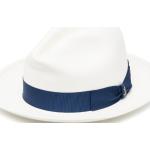 Vita Fedora hattar från Borsalino i storlek 56 för Herrar 