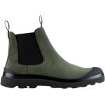 Militärgröna Chelsea-boots från Pànchic i Mocka för Herrar 
