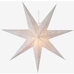 Vita Julstjärnor hängande från Star Trading i Papper 
