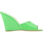 Gröna Sandaletter med kilklack från Paris Texas på rea i Läder för Damer 