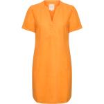 Apricot-färgade V-ringade klänningar från Part Two på rea i Storlek XS med V-ringning för Damer 