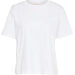 Vita Kortärmade T-shirts från Part Two i Storlek S i Bomull för Damer 