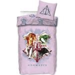 Påslakanset - Harry Potter - 140x200 cm - Pink - 100% bomull