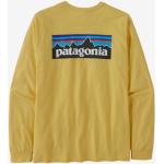 Hållbara Gula Långärmade Långärmade T-shirts från Patagonia 