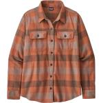 Patagonia W Ls Org Mw Fjord Flannel Shrt (brown (comstock: Dusky Brown) Small (s))