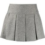 Korta Gråa Plisserade kjolar från Patou på rea för Damer 