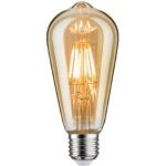 Vintage Guldiga LED-glödlampor från Paulmann E27 Dimbara 