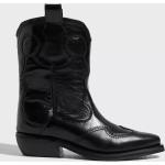 Svarta Cowboy-boots från Pavement i storlek 37 i Läder för Damer 