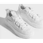 Vita Platå sneakers från Pavement i storlek 36 med Snörning i Läder för Damer 