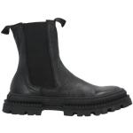 MC/Biker wear Svarta Ankle-boots från Pawelk's på rea i storlek 40 med Blockklack med rundad tå i Läder för Herrar 