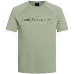 Gröna Tränings t-shirts från Peak Performance i Storlek L för Herrar 