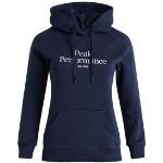 Gråa Tränings hoodies från Peak Performance för Damer 