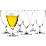 Konjakbruna Ölglas från Holmegaard Perfection 6 delar i Glas 