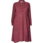 Vadlånga Vinröda Långärmade Knälånga klänningar från Marina Rinaldi på rea i Storlek 3 XL för Damer 