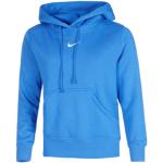 Blåa Tränings hoodies från Nike på rea i Storlek M i Fleece för Damer 