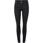 Svarta Slim fit jeans från Pieces på rea i Storlek S för Damer 