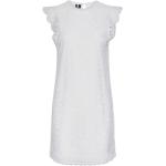 Vita Spetsklänningar från Pieces i Storlek XL i Spets för Damer 