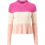 Blockfärgade Violetta Stickade tröjor från Pieces på rea i Storlek XS för Damer 