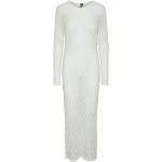 Vita Spetsklänningar från Pieces i Storlek XL i Spets för Damer 