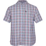 Sommar Rutiga Blåa Kortärmade Festliga Rutiga skjortor från Pinewood i Storlek M med Button down för Herrar 