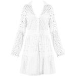 Korta Vita Korta klänningar från PINKO White på rea i Bomull för Damer 