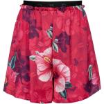 Blommiga Rosa Satin shorts från PINKO på rea i Satin för Damer 