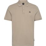 Pique Polo Tops Polos Short-sleeved Beige Moose Knuckles