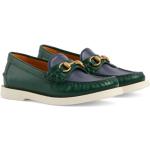 Gröna Loafers från Gucci i storlek 32 med Slip-on i Läder för Pojkar 