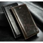 Svarta iPhone 5 skal Plånboksfodral i Konstläder 