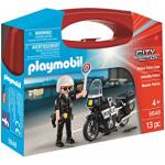 Flerfärgade Leksaksmotorcyklar från Playmobil City Action i Plast med Polis-tema 