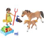 Flerfärgade Plastdjur från Playmobil med Häst-tema 