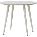 Beige Runda matbord från Skånska Möbelhuset med diameter 60cm 