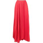 Maxilånga Röda Plisserade kjolar Asymmetriska från Styland på rea för Damer 