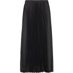 Knälånga Svarta Plisserade kjolar från Mango i Storlek XS i Satin för Damer 
