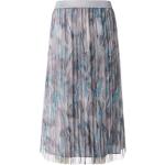 Gråa Plisserade kjolar med glitter från Basler på rea i Storlek 3 XL i Polyester för Damer 