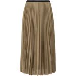 Beige Plisserade kjolar i Storlek 3 XL i Polyester för Damer 