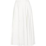Vadlånga Vita Plisserade kjolar från FABIANA FILIPPI i Storlek L i Läder för Damer 
