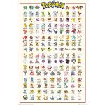 Flerfärgade Pokemon Posters 