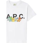 Vita Kortärmade Pokemon Kortärmade T-shirts från A.P.C. i Storlek L för Damer 