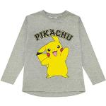 Gråa Pokemon Pikachu Långärmade T-shirts för Pojkar i Bomull från Amazon.se Prime Leverans 
