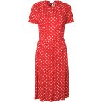 Vintage Hållbara Knälånga Prickiga Röda Prickiga klänningar från Comme des Garçons i Storlek S för Damer 