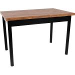 Svarta Matbord från Skånska Möbelhuset Polo på rea förlängningsbara i Valnöt 
