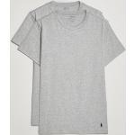 Gråa T-shirts med tryck från Ralph Lauren Lauren 2 delar i Storlek M med Rund ringning i Bomull för Herrar 