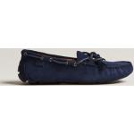 Mörkblåa Loafers från Ralph Lauren Lauren i storlek 41,5 med Snörning i Mocka för Herrar 