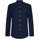 Casual Marinblåa Långärmade skjortor från Ralph Lauren Lauren i Storlek M med Button down i Bomull för Herrar 