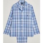Rutiga Blåa Pyjamasbyxor från Ralph Lauren Lauren i Storlek XL i Bomull för Herrar 