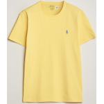 Gula Kortärmade Kortärmade T-shirts från Ralph Lauren Lauren i Storlek M med Rund ringning för Herrar 