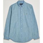 Blåa Chambray skjortor från Ralph Lauren Lauren i Storlek M med Button down i Bomull för Herrar 