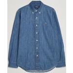 Blåa Jeansskjortor från Ralph Lauren Lauren i Storlek S med Button down i Denim för Herrar 