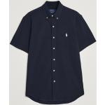Mörkblåa Kortärmade Kortärmade pikétröjor från Ralph Lauren Lauren i Storlek S med Button down i Mesh för Herrar 